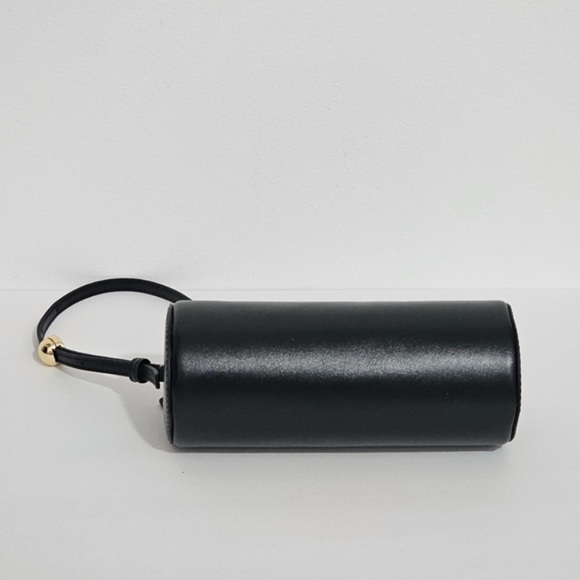 J. Crew Bordeaux Mini Barrel Bag in Black Leather. New! JCrew purse cylinder - Picture 6 of 8